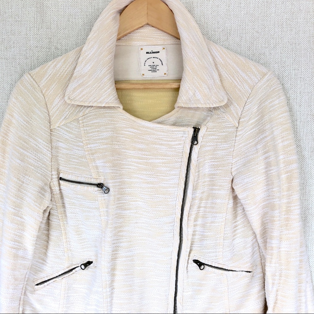 Anthropologie Allihop Cotton Moto Jacket - Picture 3 of 8